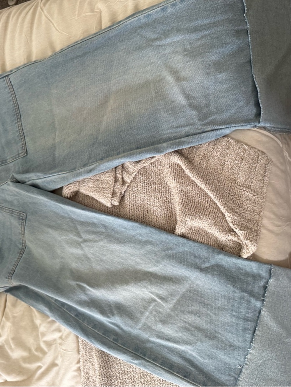 Le Lis Light Blue Wide Leg Jeans
